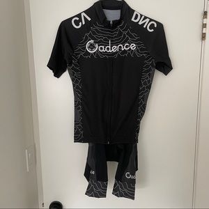 Cadence bike kit bib shorts and jersey